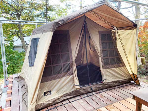寝室テント