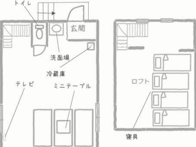 ファミリーロッジ コナラ レイアウト