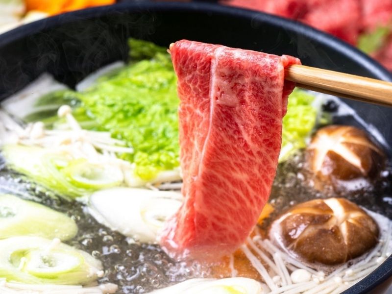 信州牛のしゃぶしゃぶ